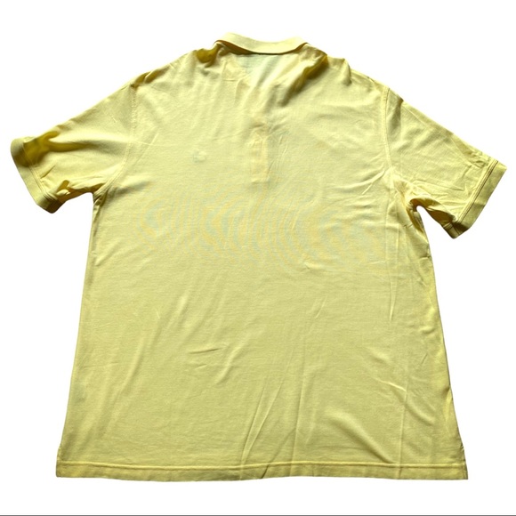Masters Collection Polo Shirt Adult XXL 2XL Yellow Solid Short Sleeve Golf Mens - Picture 6 of 9